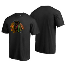 Chicago Blackhawks Midnight Mascot Black T-Shirt