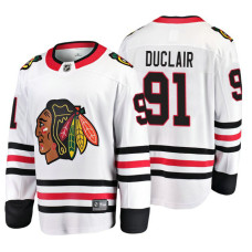 Chicago Blackhawks Anthony Duclair Fanatics Branded Breakaway White Away Jersey