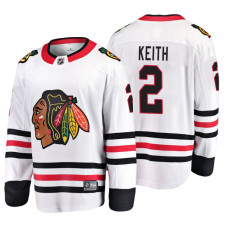 Chicago Blackhawks Duncan Keith Fanatics Branded Breakaway White Away Jersey