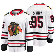 Chicago Blackhawks Dylan Sikura Fanatics Branded Breakaway White Away Jersey