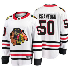 Chicago Blackhawks Corey Crawford Fanatics Branded Breakaway White Away Jersey