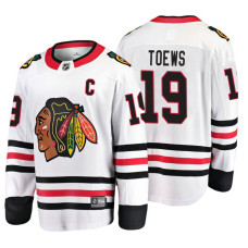 Chicago Blackhawks Jonathan Toews Fanatics Branded Breakaway White Away Jersey