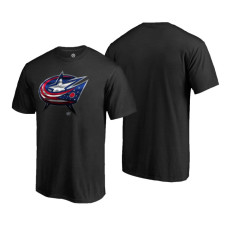 Columbus Blue Jackets Midnight Mascot Black T-Shirt