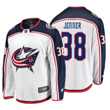 Columbus Blue Jackets Boone Jenner Fanatics Branded Breakaway White Away Jersey