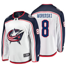 Columbus Blue Jackets Zach Werenski Fanatics Branded Breakaway White Away Jersey