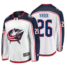 Columbus Blue Jackets Thomas Vanek Fanatics Branded Breakaway White Away Jersey