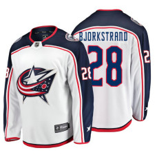 Columbus Blue Jackets Oliver Bjorkstrand Fanatics Branded Breakaway White Away Jersey