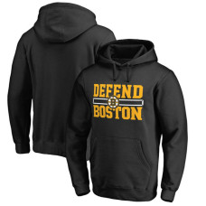 Boston Bruins Black Defend City Hometown Pullover Hoodie