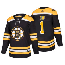 Boston Bruins Father's Day #1 Dad Jersey Black