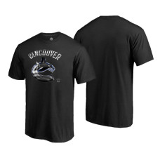 Vancouver Canucks Midnight Mascot Black T-Shirt