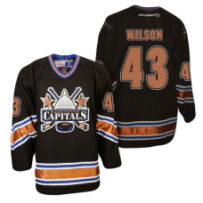 Washington Capitals #43 Tom Wilson Black CCM Vintage Hockey Jersey