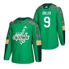 Washington Capitals #9 Dmitry Orlov 2018 St. Patrick's Day Jersey Green