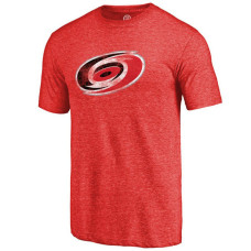 Carolina Hurricanes Red Team Primary Logo Crew Neck T-shirt