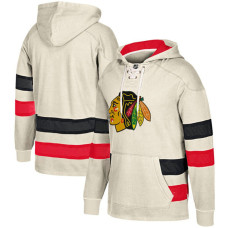 Chicago Blackhawks Cream Pullover Jersey Hoodie