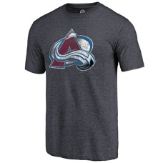 Colorado Avalanche Navy Team Primary Logo Crew Neck T-shirt