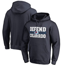 Colorado Avalanche Navy Defend City Hometown Pullover Hoodie