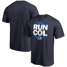 Colorado Avalanche Navy RUN-CTY T-shirt