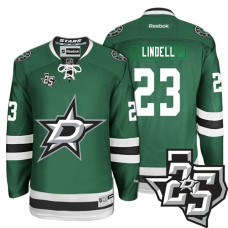 Dallas Stars #23 Esa Lindell Green 1995-2017 25th Anniversary Home Jersey