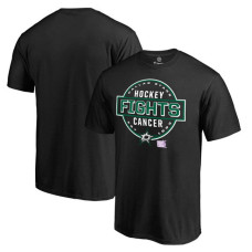 Dallas Stars Black Hockey Fights Cancer T-shirt