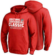 Detroit Red Wings Red 2017 Anniversary Classic Ice Cold Hoodie