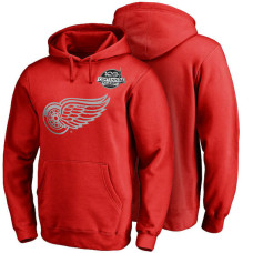 Detroit Red Wings Red 2017 Anniversary Classic Team Logo Hoodie