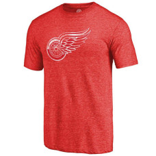 Detroit Red Wings Red Team Primary Logo Crew Neck T-shirt