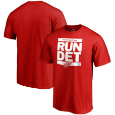 Detroit Red Wings Red RUN-CTY T-shirt