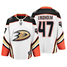 Anaheim Ducks Hampus Lindholm Fanatics Branded Breakaway White Away Jersey