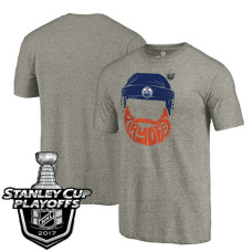 Edmonton Oilers Gray 2017 Stanley Cup PLayoff T-shirt