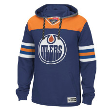 Edmonton Oilers Royal Jersey Speedwick Pullover Hoodie