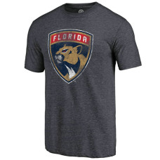 Florida Panthers Navy Team Primary Logo Crew Neck T-shirt