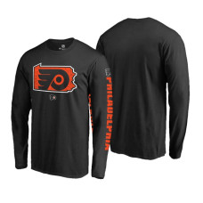 Philadelphia Flyers Black Hometown Collection Long Sleeve T-Shirt