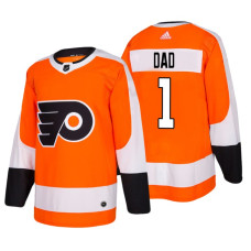 Philadelphia Flyers Father's Day #1 Dad Jersey Orange