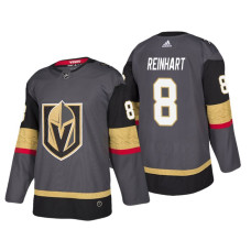 Vegas Golden Knights #8 Griffin Reinhart Home Authentic Player Grey jersey