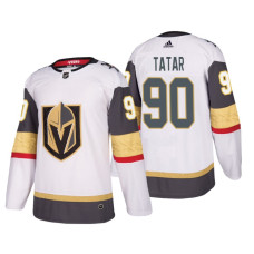 Vegas Golden Knights #90 Tomas Tatar Adidas Authentic Player White Away jersey