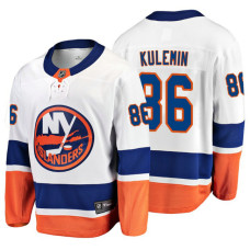 New York Islanders Nikolay Kulemin 2018 Fanatics Branded Breakaway White Away Jersey