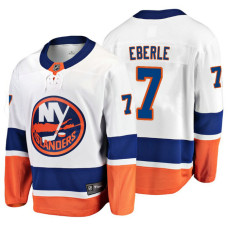 New York Islanders Jordan Eberle 2018 Fanatics Branded Breakaway White Away Jersey