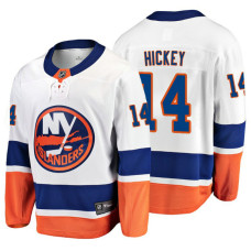 New York Islanders Thomas Hickey 2018 Fanatics Branded Breakaway White Away Jersey