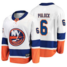 New York Islanders Ryan Pulock 2018 Fanatics Branded Breakaway White Away Jersey