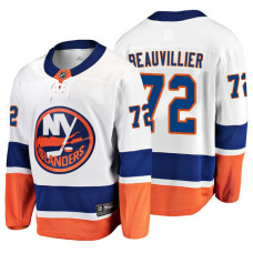 New York Islanders Anthony Beauvillier 2018 Fanatics Branded Breakaway White Away Jersey