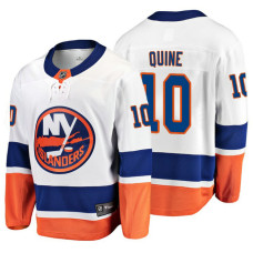 New York Islanders Alan Quine 2018 Fanatics Branded Breakaway White Away Jersey