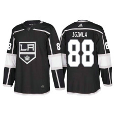 Jarome Iginla Los Angeles Kings #88 Black 2018 New Season Team Home Jersey