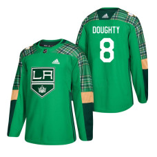 Los Angeles Kings #8 Drew Doughty 2018 St. Patrick's Day Green Jersey