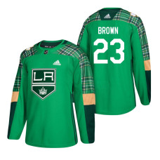 Los Angeles Kings #23 Dustin Brown 2018 St. Patrick's Day Green Jersey