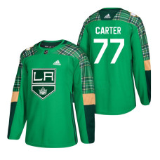 Los Angeles Kings #77 Jeff Carter 2018 St. Patrick's Day Green Jersey