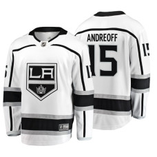 Los Angeles Kings Andy Andreoff Fanatics Branded Breakaway White Away Jersey