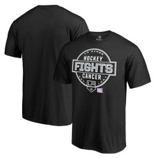 Los Angeles Kings Black Hockey Fights Cancer T-shirt