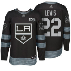 Los Angeles Kings Trevor Lewis #22 Black 2017 Anniversary Classic Jersey