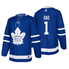 Toronto Maple Leafs Father's Day #1 Dad Jersey Blue