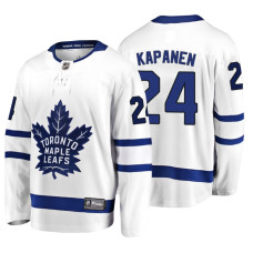 Toronto Maple Leafs #24 Kasperi Kapanen 2018 Fanatics Branded Breakaway White Away jersey